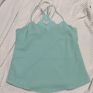 J. Crew Factory Mint Green Halter Top